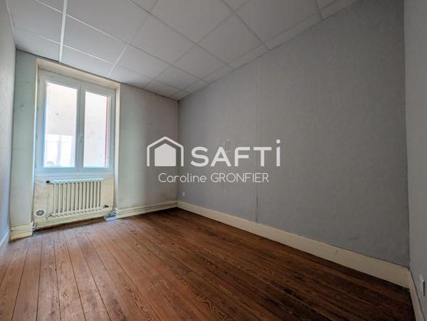 IMMEUBLE DE RAPPORT EN PIERRE | 2 LOGEMENTS AU CŒUR DE GÉNELARD