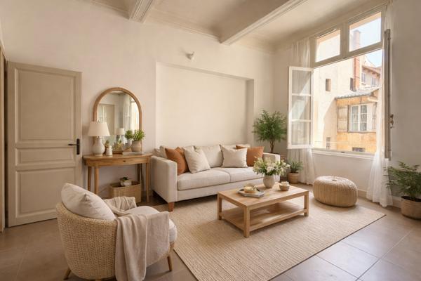 AIX EN PROVENCE -  A LOUER - T2 meuble en CENTRE VILLE AVEC TERRASSE