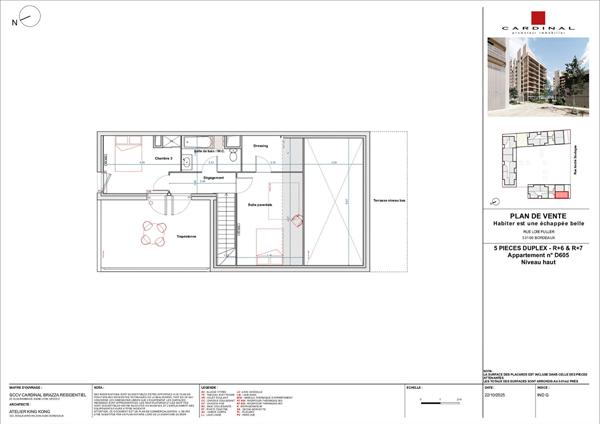 ARCHITECTURE CONTEMPORAINE - 2025 - APPARTEMENT TYPE 5 - Bordeaux