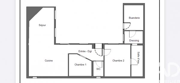 Maison à vendre 3 pièces 60 m² Antony