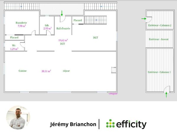 Maison 5 pièces - 140 m² Exclusivité efficity