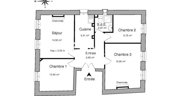 Location Appartement 4 pièces 66.3 m² - Toulon 83000