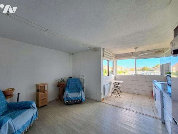Saint Cyprien - T1bis vue marina