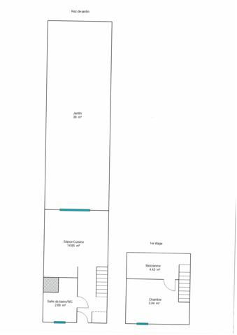 Maison à vendre  2 pièces - 27,79 m2 VENCE - 06