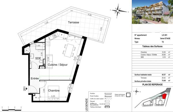 Beausoleil – Aux portes de Monaco – Derniers appartements 2 pièces avec belles terrasses