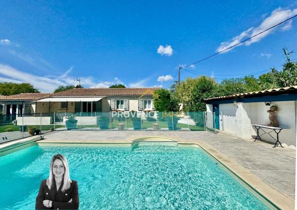 Salon-de-Provence (13300) Villa familiale avec piscine, secteur résidentiel Aires de la Dîme