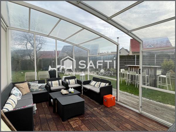 Maison individuelle avec vie de plain-pied à quelques pas de la mer.