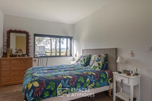 Maison contemporaine à ossature bois