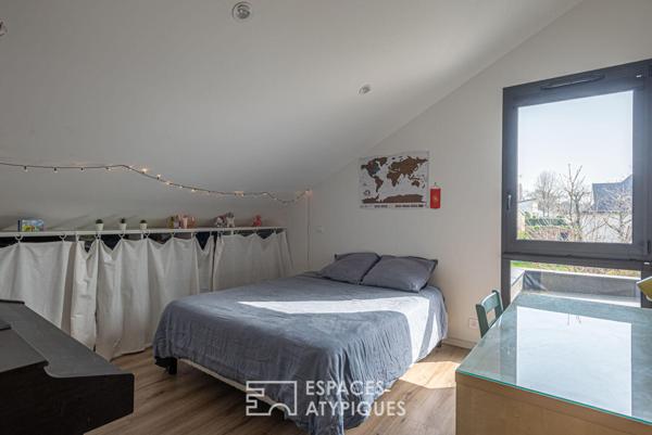 Maison contemporaine à ossature bois