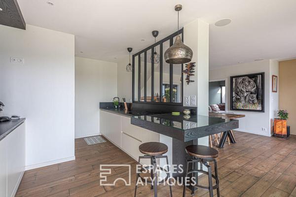 Maison contemporaine à ossature bois