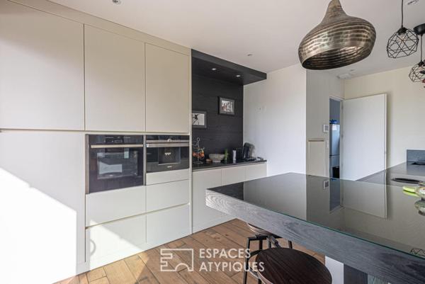 Maison contemporaine à ossature bois