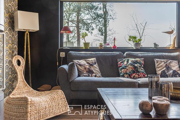 Maison contemporaine à ossature bois