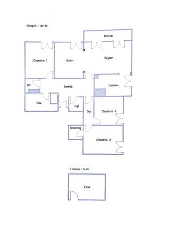 CHARTRES - MAGNIFIQUE APPARTEMENT de 93 m2, 5 PIECES