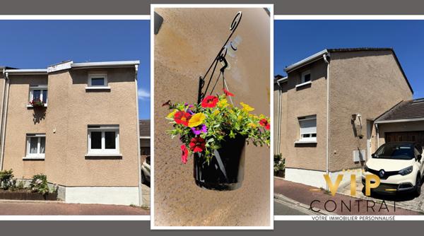 CO-EXCLUSIVITÉ VIP - Montigny Village - Maison de ville - 3 chambres - garage - Terrain 190m² - 457600 Euros HAI