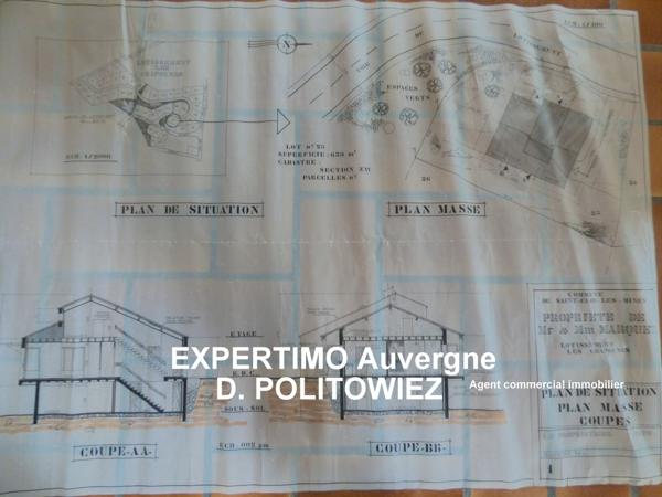 Saint-Éloy-les-Mines (63700) Maison 113 m2 à St Eloy les Mines.
