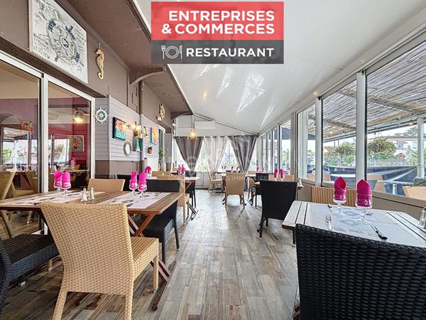 LE GRAU DU ROI - FONDS DE COMMERCE restaurant + GRAND LOGEMENT DE 110 M² - SECTEUR VILLE