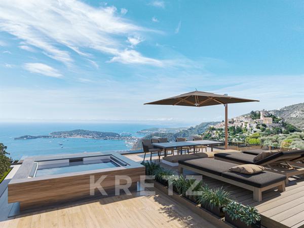 Villa de luxe avec vue imprenable sur la mer