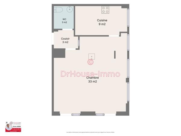 Commerce à vendre 1 pièce de 49 m²