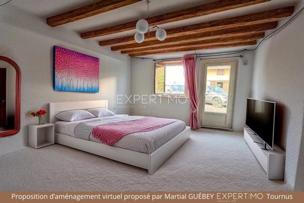 Romenay (71470) ROMENAY 71 : 2 Maisons une de 124 m² et une dépendance de 140 m2