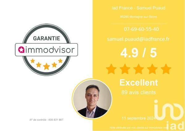 Maison 7 pièces de 128 m² à Mortagne-sur-Sèvre (85290)