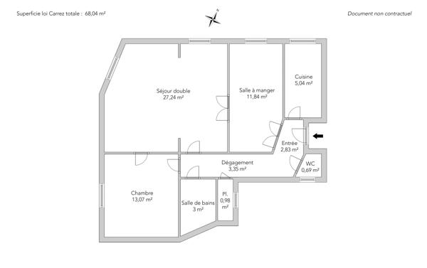Appartement Paris 14 e - RUE ROLI