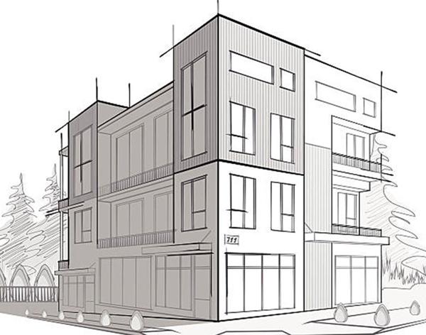 RENNES - Secteur Alphonse Guérin, Immeuble de 6 logements et 2 locaux commerciaux