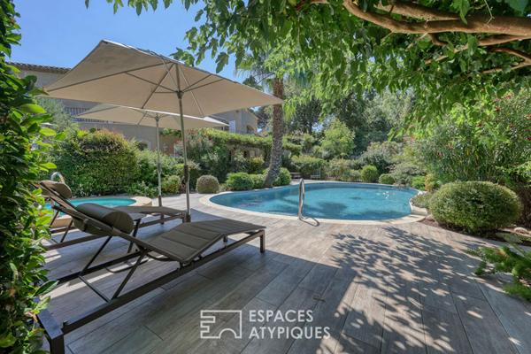 Maison d’architecte grand format, parc paysager piscine et annexes