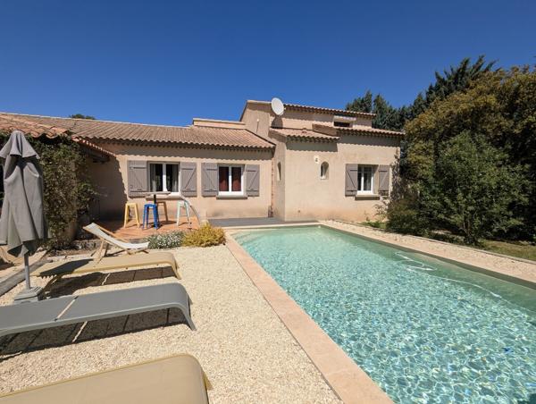 Belle villa 4 chambres, bureau, garage, piscine