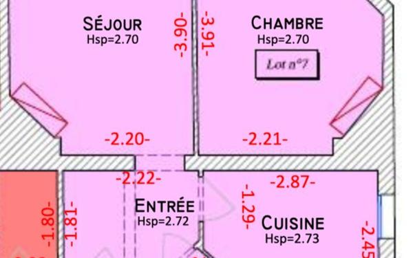 Appartement à vendre    2 pièces • 35,45 m2 Saint-Ouen