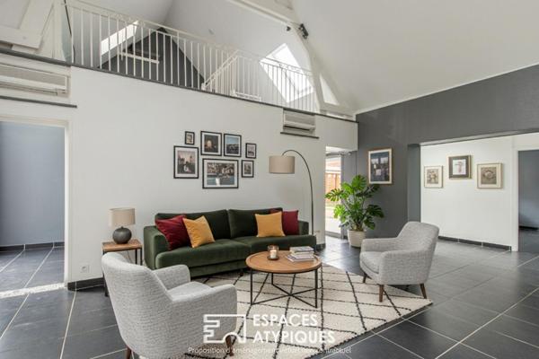 Maison lumineuse avec jardin