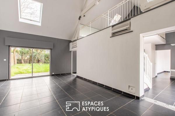 Maison lumineuse avec jardin