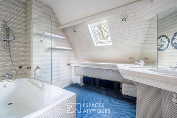 Propriété au cœur d’un écrin végétal proche du Canal de l’Ourcq