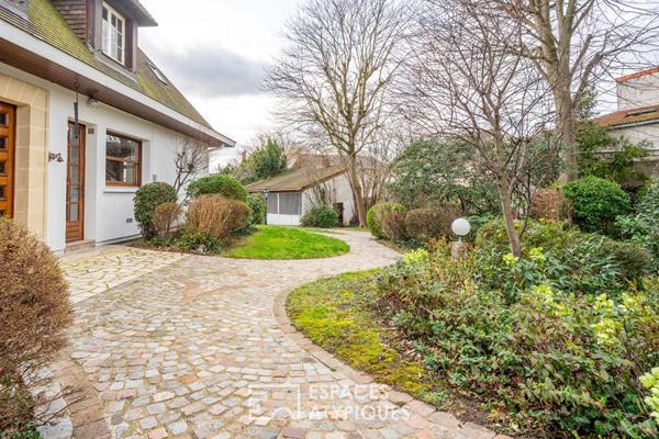 Propriété au cœur d’un écrin végétal proche du Canal de l’Ourcq