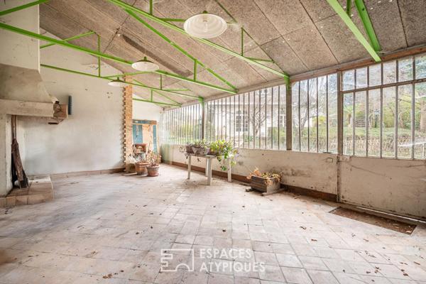 Propriété au cœur d’un écrin végétal proche du Canal de l’Ourcq