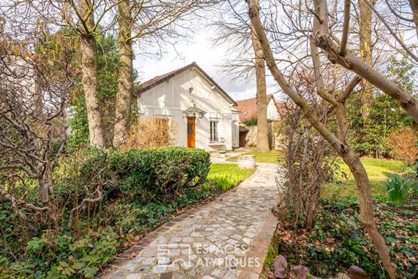 Propriété au cœur d’un écrin végétal proche du Canal de l’Ourcq