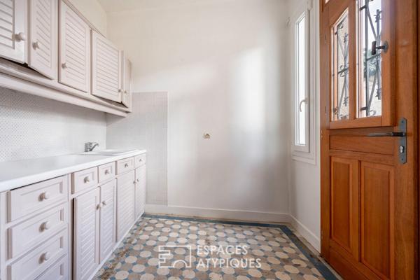 Propriété au cœur d’un écrin végétal proche du Canal de l’Ourcq