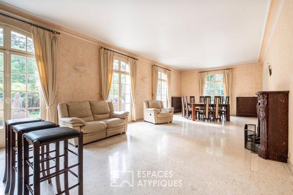 Propriété au cœur d’un écrin végétal proche du Canal de l’Ourcq