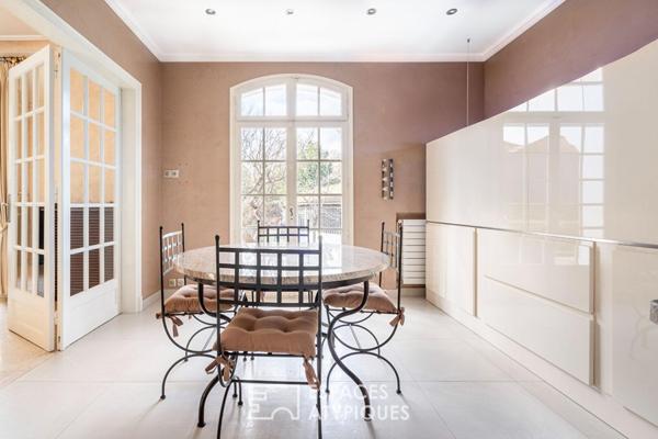 Propriété au cœur d’un écrin végétal proche du Canal de l’Ourcq