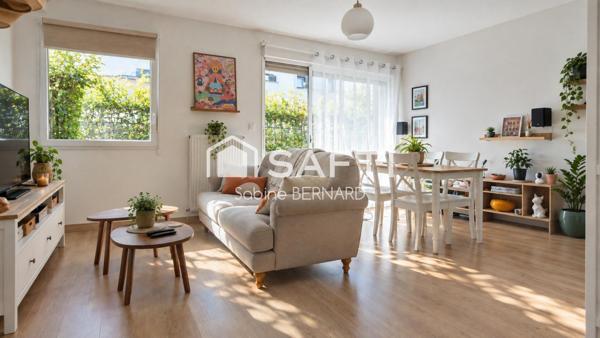 Rare sur le secteur, appt T2 avec JARDIN et TERRASSE !