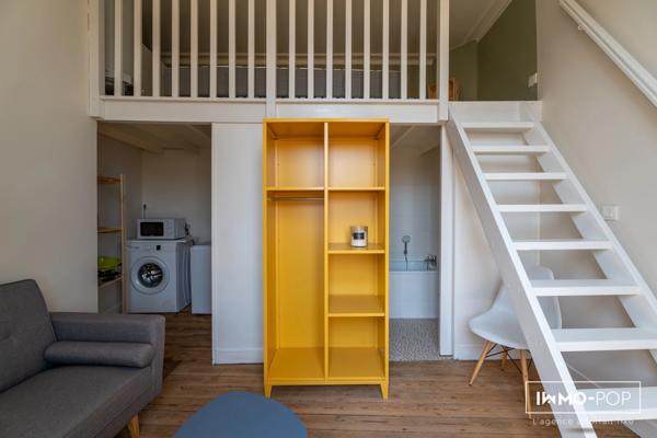 T1 bis de 15m2 Carrez meublé et équipé avec mezzanine à Bordeaux