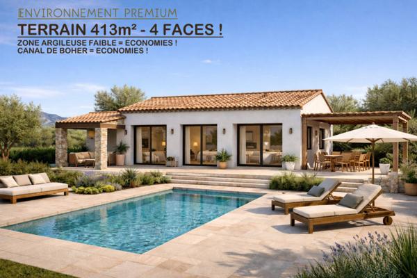 Terrain à vendre de 413 m²