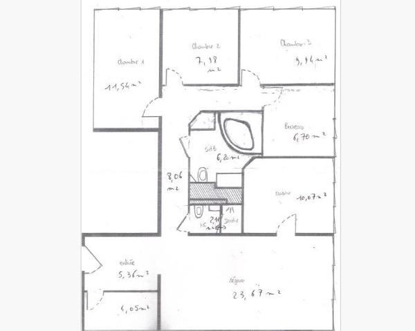 Vente Appartement96 m² - 5 Pièces - PARIS (75013)