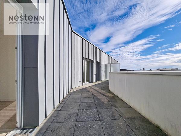 ORLEANS EST - T2 - TERRASSE plein OUEST - DERNIER ETAGE !