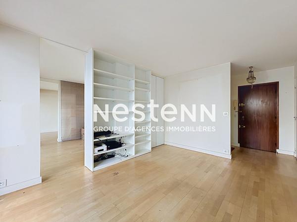 Paris 17 ? Quartier des Batignolles - Bel appartement de 54,95 m² avec grand balcon de 9,95 m², double séjour, lumineux et sans vis-à-vis