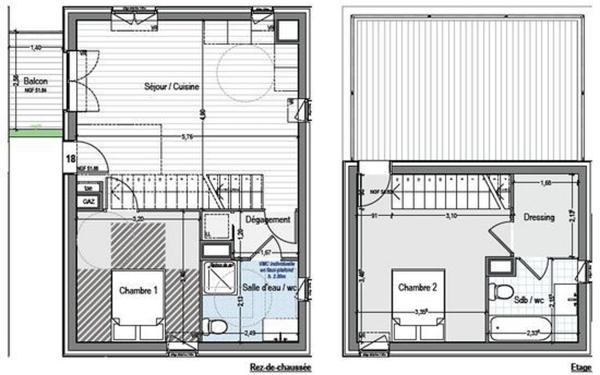 Appartement à louer    3 pièces •  La Riche