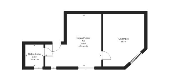 Appartement à vendre 2 pièces 35 m² Paris 20