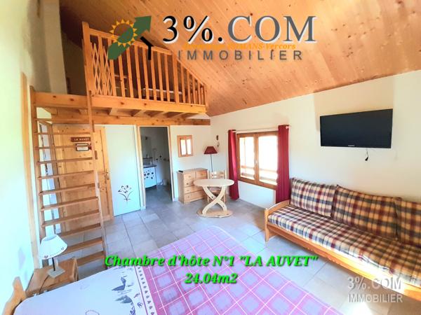 Gîte/Chambres d'Hôtes + Logement Personnel de 400m2 (38250) VILLARD-DE-LANS Villard-de-Lans (38250)