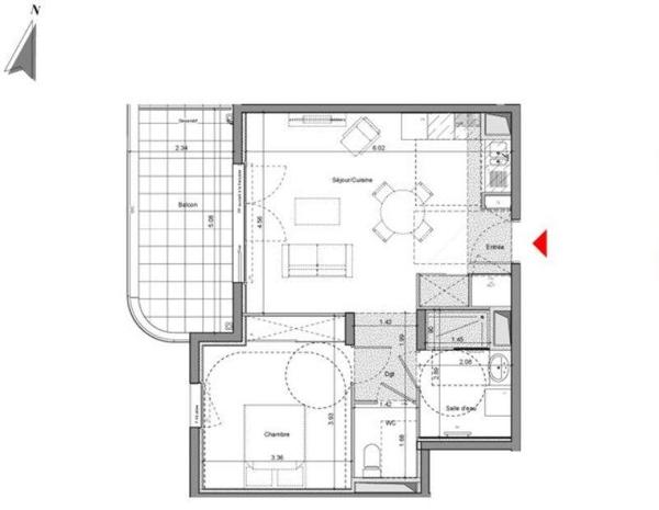 Appartement à vendre 2 pièces 49 m² Monteux