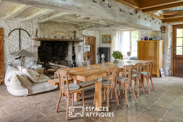 Charme authentique et grands volumes en bord de Loire