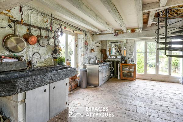 Charme authentique et grands volumes en bord de Loire